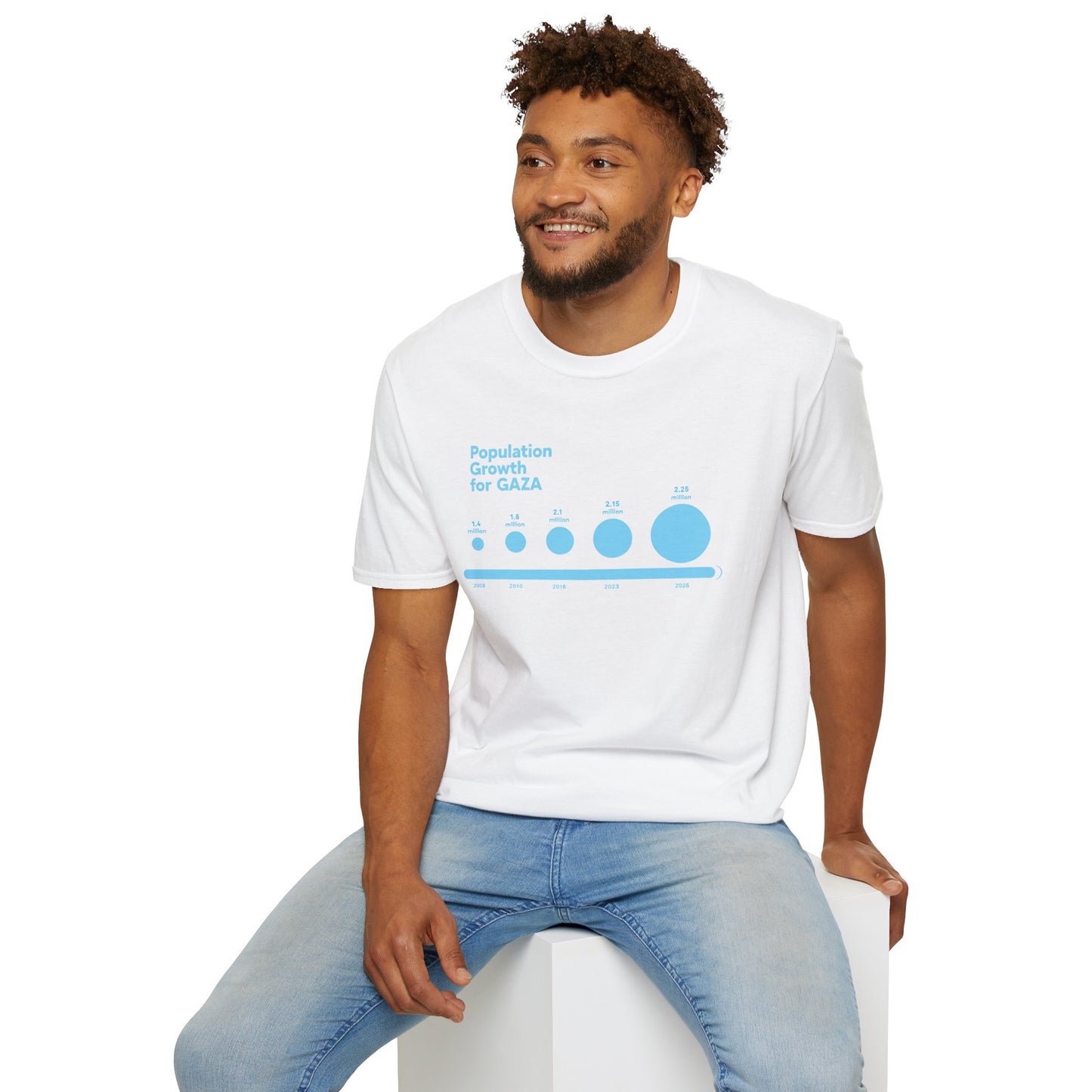 gaza population 2 Unisex T-Shirt