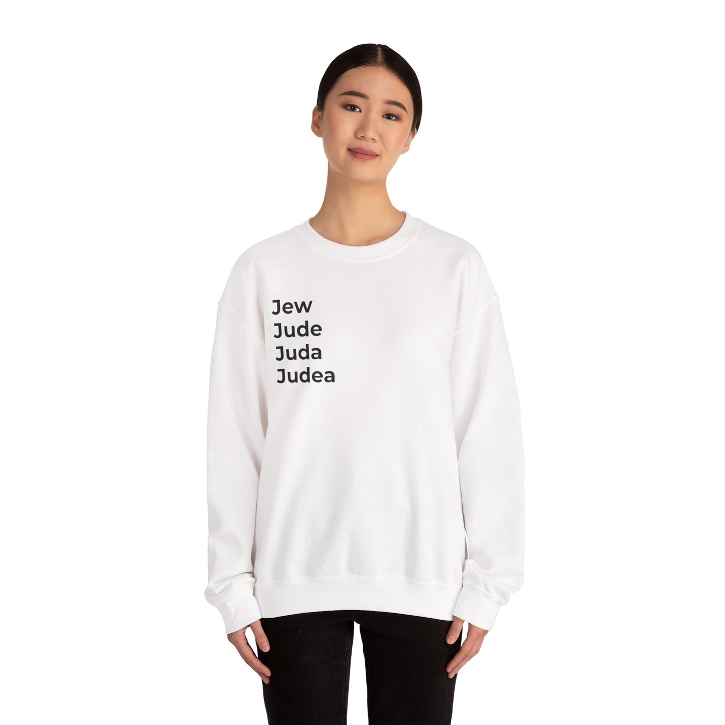 Jew Jude Juda Judea Unisex Heavy Blend™ Crewneck Sweatshirt