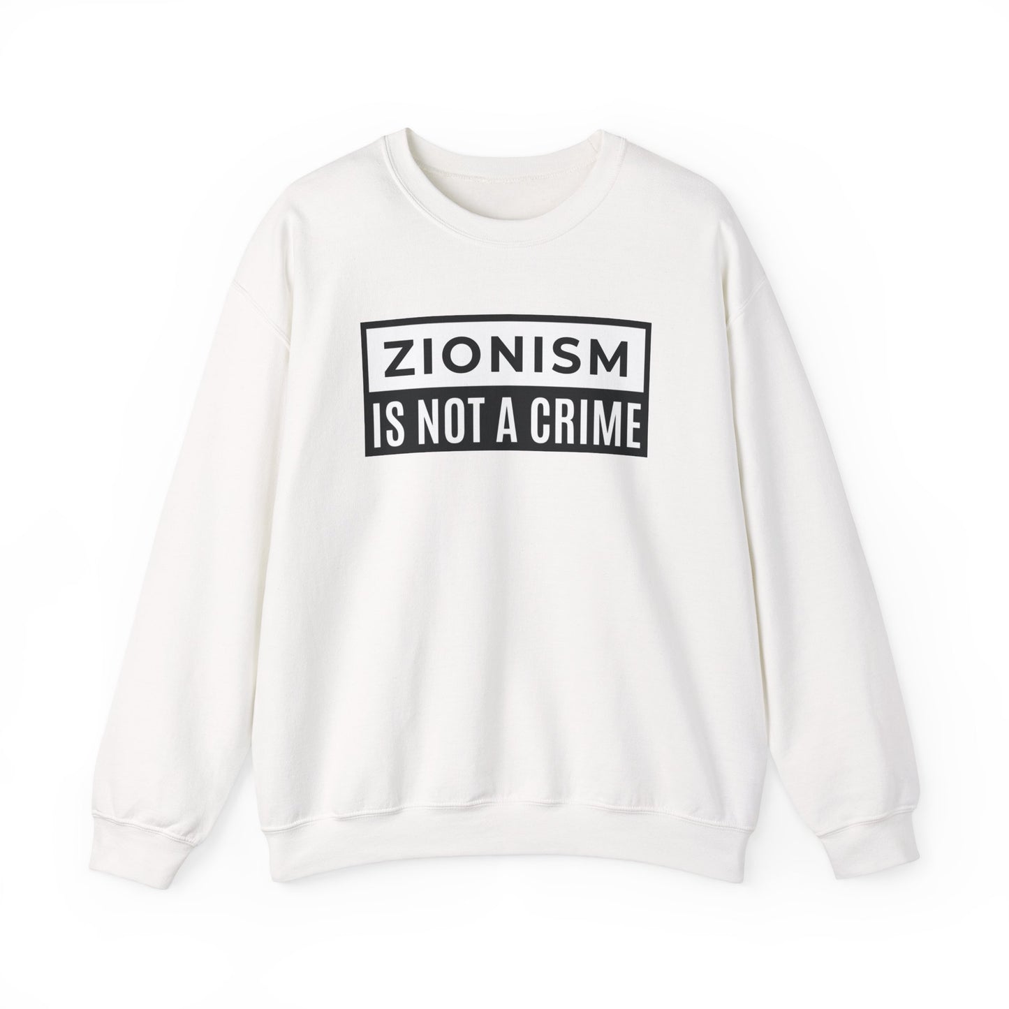 zionism is not a crime Unisex Heavy Blend™ Crewneck Sweatshirt