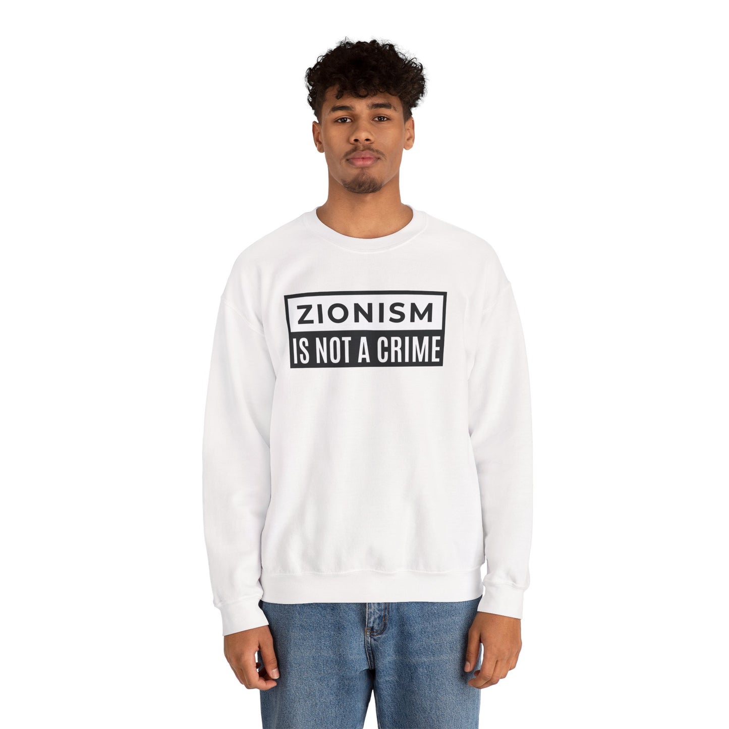 zionism is not a crime Unisex Heavy Blend™ Crewneck Sweatshirt