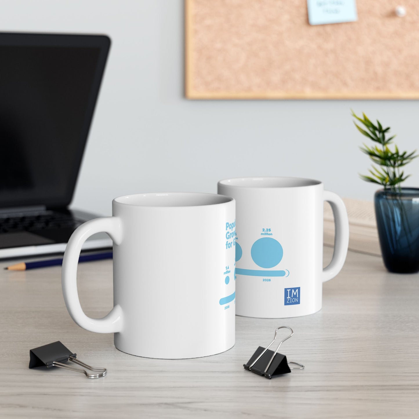 gaza population 2 Ceramic Mug