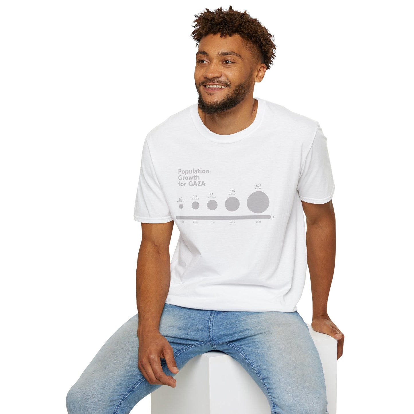 gaza population Unisex T-Shirt