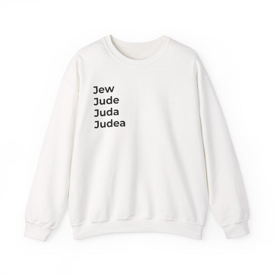 Jew Jude Juda Judea Unisex Heavy Blend™ Crewneck Sweatshirt