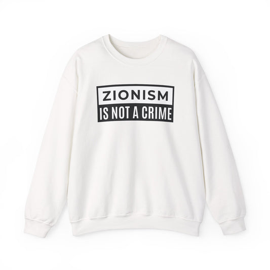 zionism is not a crime Unisex Heavy Blend™ Crewneck Sweatshirt