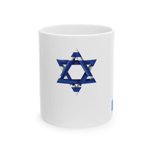 star of david Israeli flag 1 Ceramic Mug