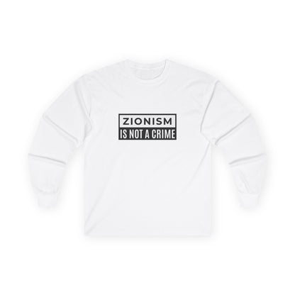 zionism is not a crime 1 Long Sleeve Tee