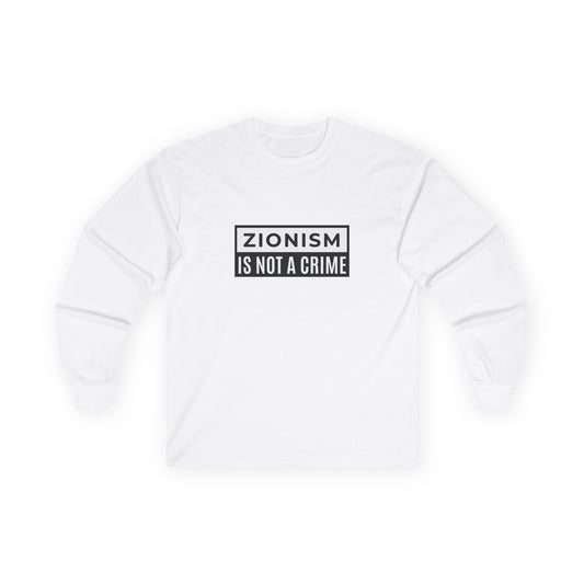 zionism is not a crime 1 Long Sleeve Tee
